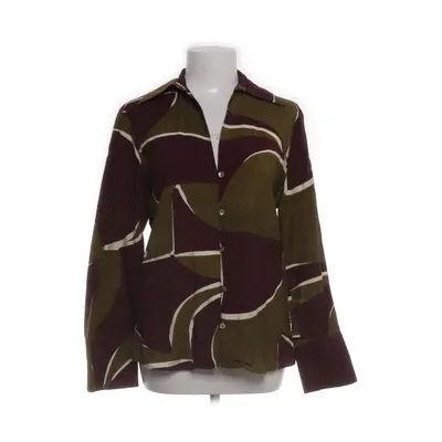 Shirt (Green, Red, Multicolored) from Mango Polyamide, Viscose
