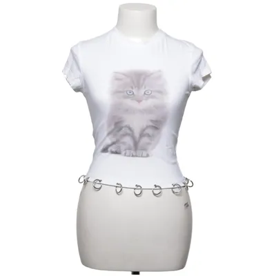 T-shirt (Hvid) fra The Ragged Priest Bomuld, Elastan