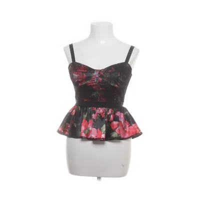 Peplumtopp (Svart, Röd, Flerfärgad) från Pearl Elastan, Polyester