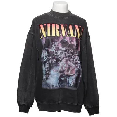 Sweatshirt (Zwart, Meerkleurig) van Divided by H&M Katoen, Polyester