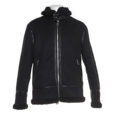 Shearlingjakke (Sort) fra H&M Man Polyester, Akryl, Akryl