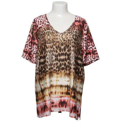 T-shirt (Brun, Orange, Flerfarvet) fra Lavelle Elastan, Polyester