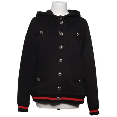 Capuchon sweater (Zwart, Rood) van Maje Katoen, Elastaan, Polyester