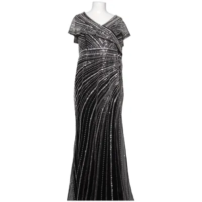 Aftonklänning (Svart, Silverfärgad) från Faeriesty Polyester