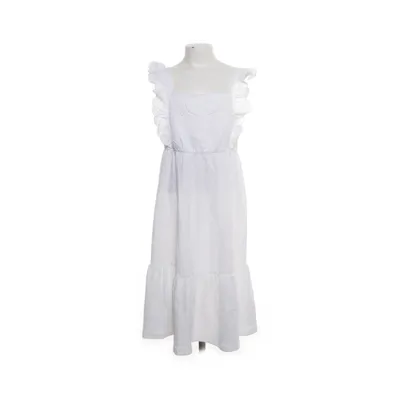 Dress (White) from Zara Cotton