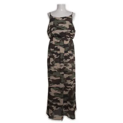 Maxi dress (Brown, Multicolored) from JYOTHI Elastane, Polyester