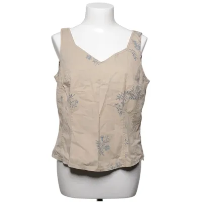 Top (Beige, Blue) from Jensen Women Only Cotton, Elastane