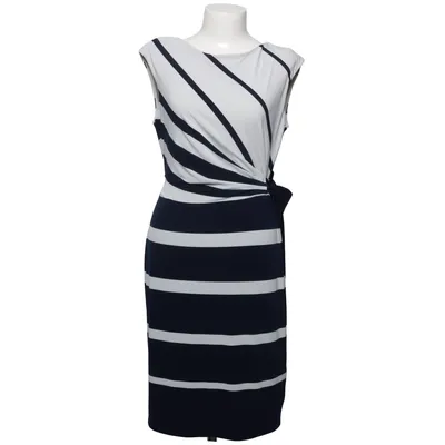 Jurk (Blauw, Wit) van Lauren Ralph Lauren Elastaan, Polyester