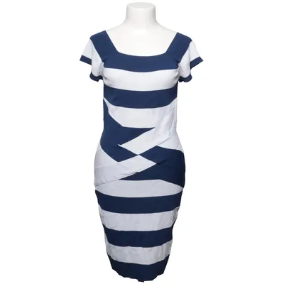 Robe (Blanc, Bleu) de Morgan de Toi Polyamide, Viscose
