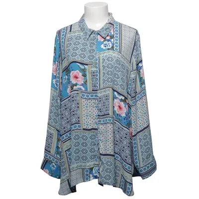 Blouse (Blue, Multicolored) from Rose+Olive Polyester