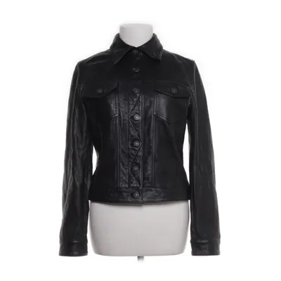 Läderjacka (Svart) från Hennes Collection by H&M Skinn