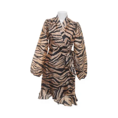 Wrap dress (Beige, Black, Multicolored) from Cras Recycled polyester