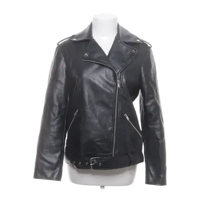 Biker jacket (Black) from Pieces Cotton, Polyester