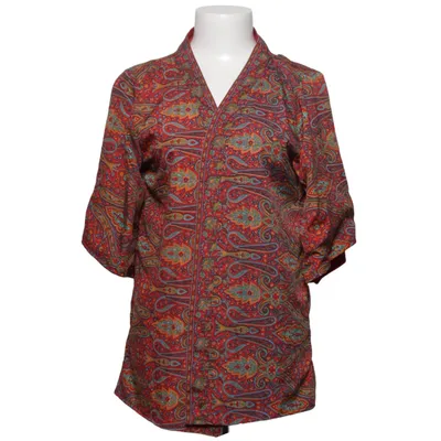 Kimono (Red, Multicolored) Viscose