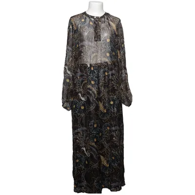 Robe longue (Noir, Multicolore) de Julie Fagerholt Soie