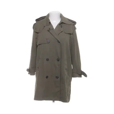 Trenchcoat (Groen) van Zara Woman Outerwear Katoen, Polyamide, Polyester