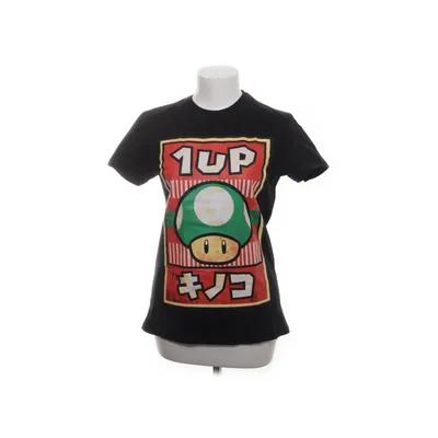 T-shirt (Spiele Retro Pilz Level Up) från Super Mario Bomull