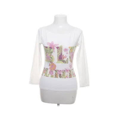 Långärmad t-shirt (Vit, Flerfärgad) från Blumarine