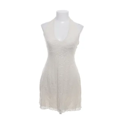 Halterneckklänning (Vit) från Bershka Elastan, Polyester