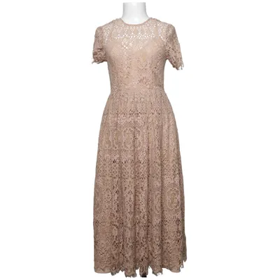 Dress (Brown) from ASOS Cotton, Lyocell, Polyamide, Polyester, Viscose