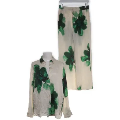 Set (Beige, Groen) van Zara Viscose