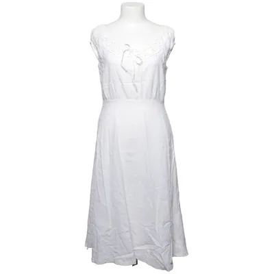 Dress (White) from Ganni Cotton, Modal