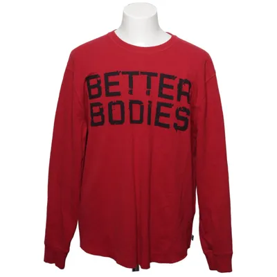 Langærmet t-shirt (Rød) fra Better Bodies Bomuld, Polyester
