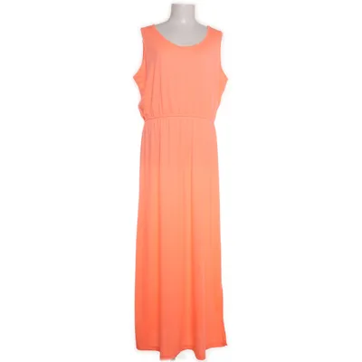 Maxi jurk (Oranje) van Janina Elastaan, Polyester
