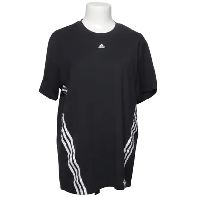 T-shirt (Zwart, Wit) van Adidas Elastaan, Lyocell, Polyester