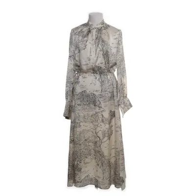 Långklänning (Beige, Flerfärgad) från H&M Modern Classic Polyester