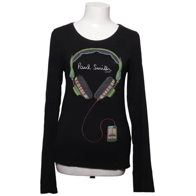 Long sleeve T-shirt (Black, Multicolored) from Paul Smith Viscose