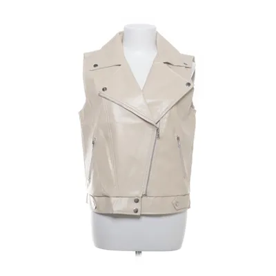 Biker vest (Beige) from Softy Collection Polyester, Polyurethane
