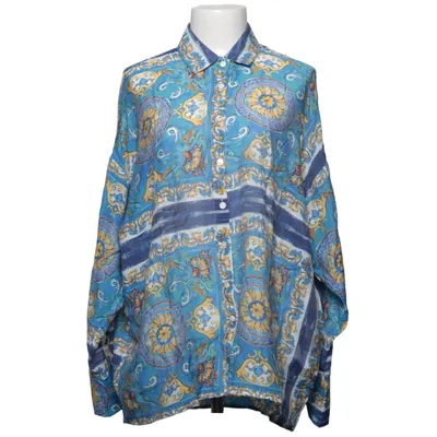 Bluse (Blå, Flerfarvet) fra Lara Viscose