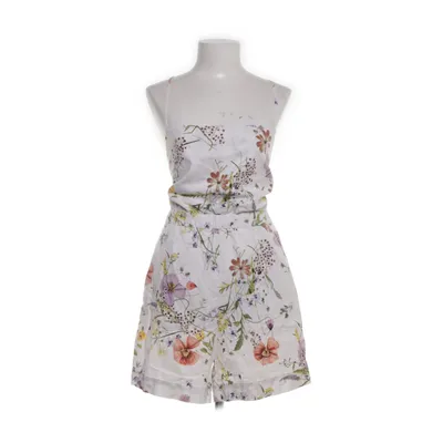Byxdress (Vit, Flerfärgad) från H&M Bomull, Linne