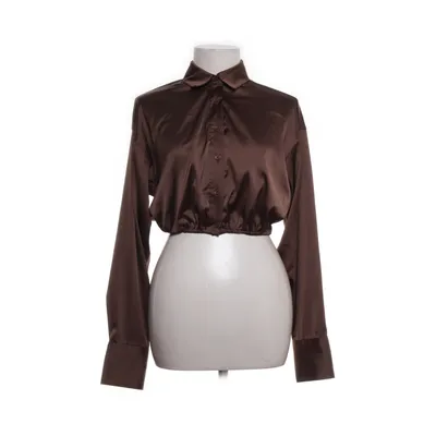Crop top (Marron) de Bianca x Nelly Élasthane, Polyester