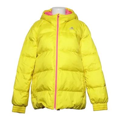 Winter jacket (Yellow, Pink) from Adidas Down, Feather, Polyester