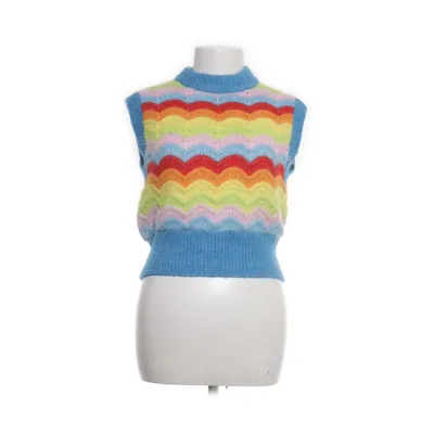 Spencer (Blauw, Meerkleurig) van Zara Polyester, Acryl, Wol, Alpacawol, Elastaan