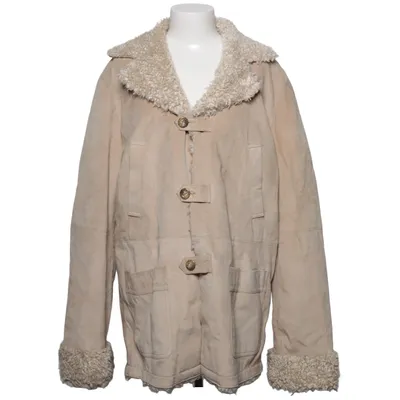 Veste en peau de mouton retournée (Beige) de Hollies Acrylique, Polyester, Daim