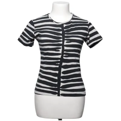 T-shirt (Zwart, Wit) van Jim Thompson Katoen, Elastaan