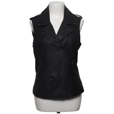 Biker vest (Black) from Arma Leather, Polyester