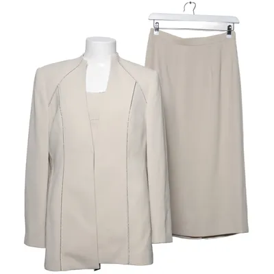 Skirt suit (Beige) from Asable Polyester