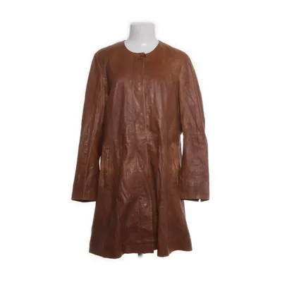 Läderkappa (Brun) från Saki Sweden Skinn