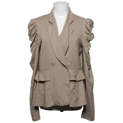 Blazer (Beige) fra Object Elastan, Polyester, Viscose