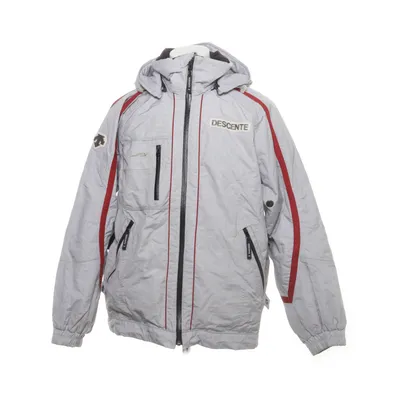 Manteau de ski (Gris, Rouge) de Descente Polyamide, Polyester, Gore-tex