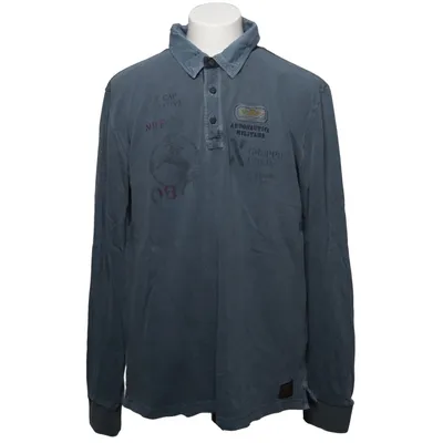 Rugby shirt (Blue) from Aeronautica Militare Cotton