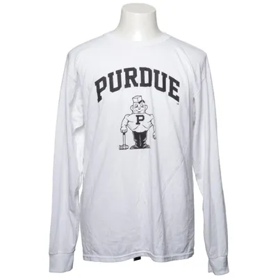 Long sleeve T-shirt (White) from Jerzees Cotton, Polyester