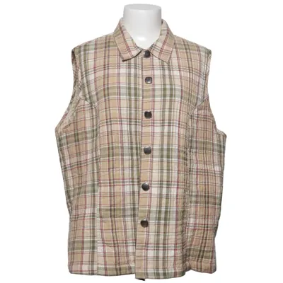 Outer vest (Beige, Green, Red) from Blair Cotton, Polyester