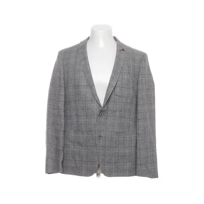 Blazer (Grijs, Wit, Zwart) van Roy Robson Zijde, Wol