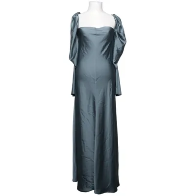 Robe longue (Bleu) de Zara Élasthane, Polyester