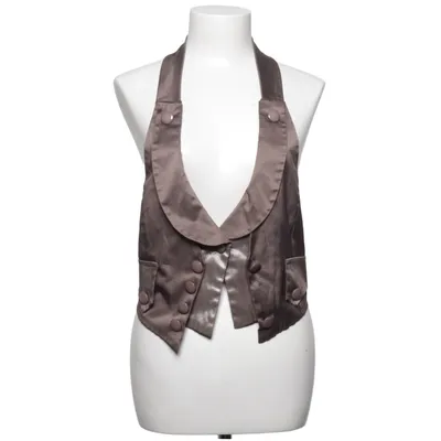 Suit vest (Brown) from Fionella Cotton, Elastane, Polyester